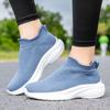 Big Size 41 Lightweight Summer Women Sneakers Breathable Outdoor Sports Running Shoes Comfortable Socks Athletic Shoes
