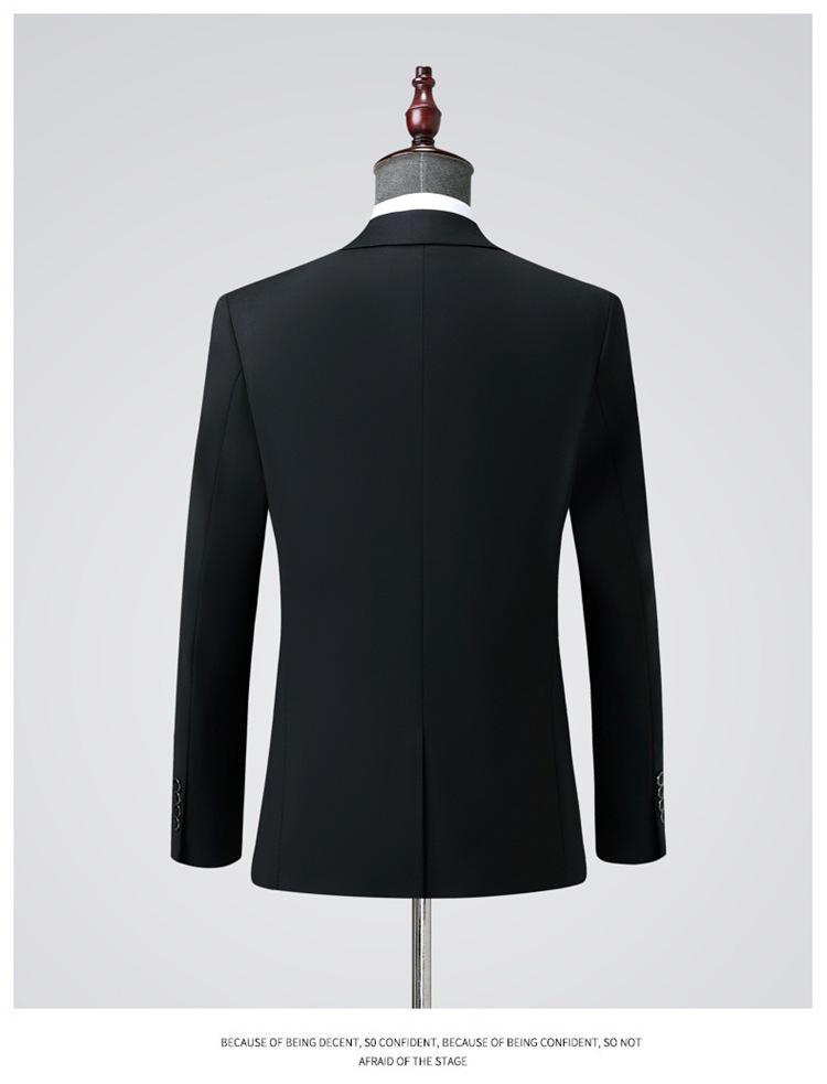 Korean Style 2026 Men's Slim Fit Non-Ironing Suit - Casual, Formal, Business, Wedding.