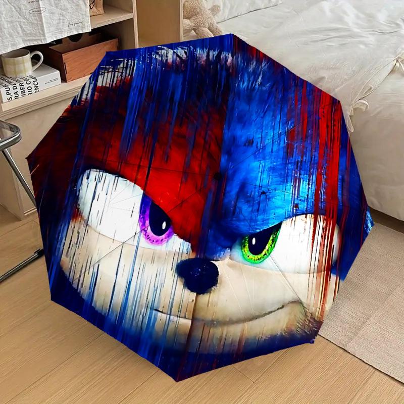 

1pc Sonic the Hedgehog Automatic Open/Close Umbrella, Lightweight Design for Everyone,Durable Canopy yy251014017