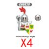 MOC Medieval Building Blocks Castle Knights Army Soldiers Warrior Accessories Warhorse Helmets Shields Armor Toy Gifts S036 DIY