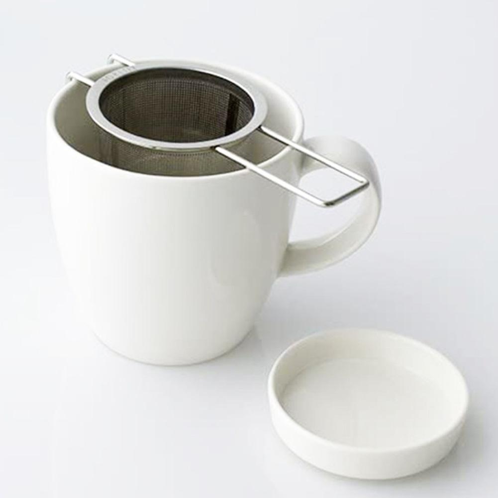 304 Stainless Steel Tea Filter With Lid Household Replacement For Home Office Tea Making Filtering Tea Leaves Spare Parts