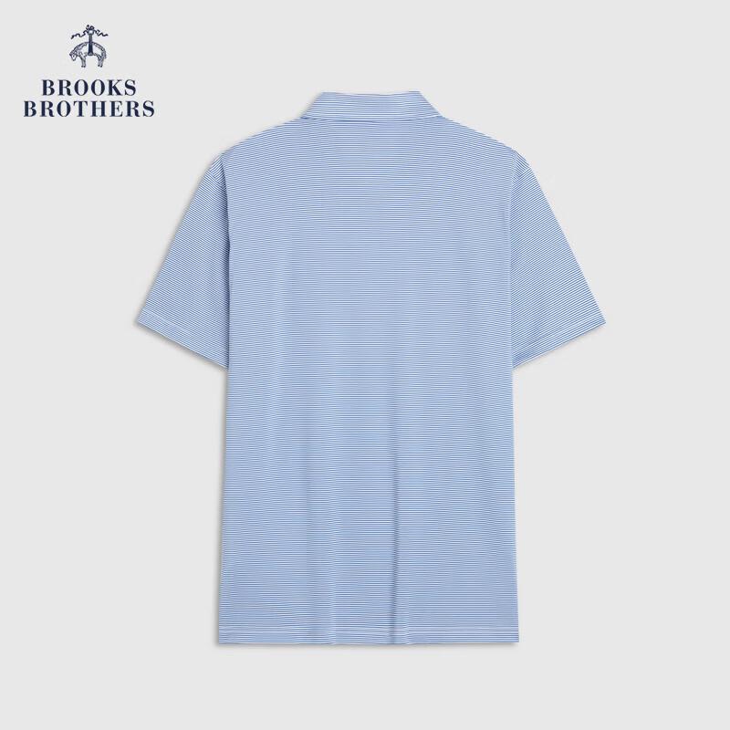 Brooks Brothers Men s Striped Reflective Logo Polo Shirt 2XL