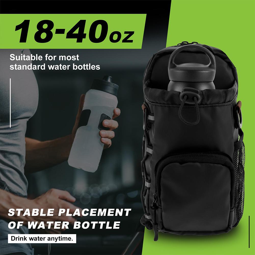Magnetyczna torba na ramię na siłownię z uchwytem na butelkę Torba crossbody na siłownię Torba na butelkę na siłownię dla mężczyzn i kobiet Organizer na akcesoria na siłownię