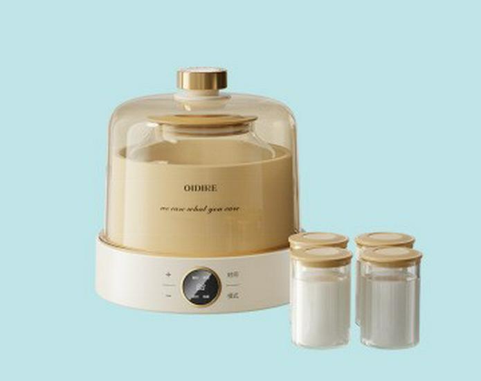 

Интеллектуальная стеклянная йогуртница: Многофункциональный, Автоматическая ферментация с порционными стаканчиками и постоянной температурой для домашнего йогурта и натто.