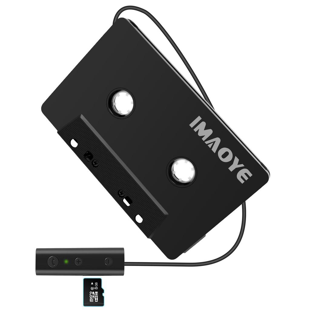 Bluetooth Cassette to MP3 Converter for Car with Four-Channel Support