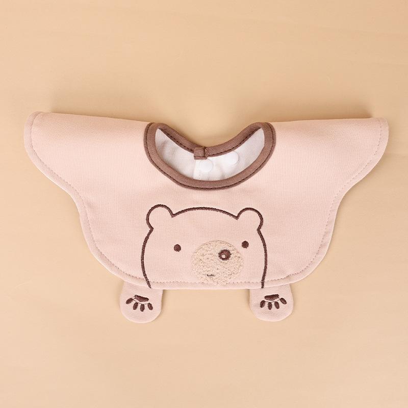 

Korean-Style Cotton Baby Bib: Trendy Autumn Print for 0-1 Year