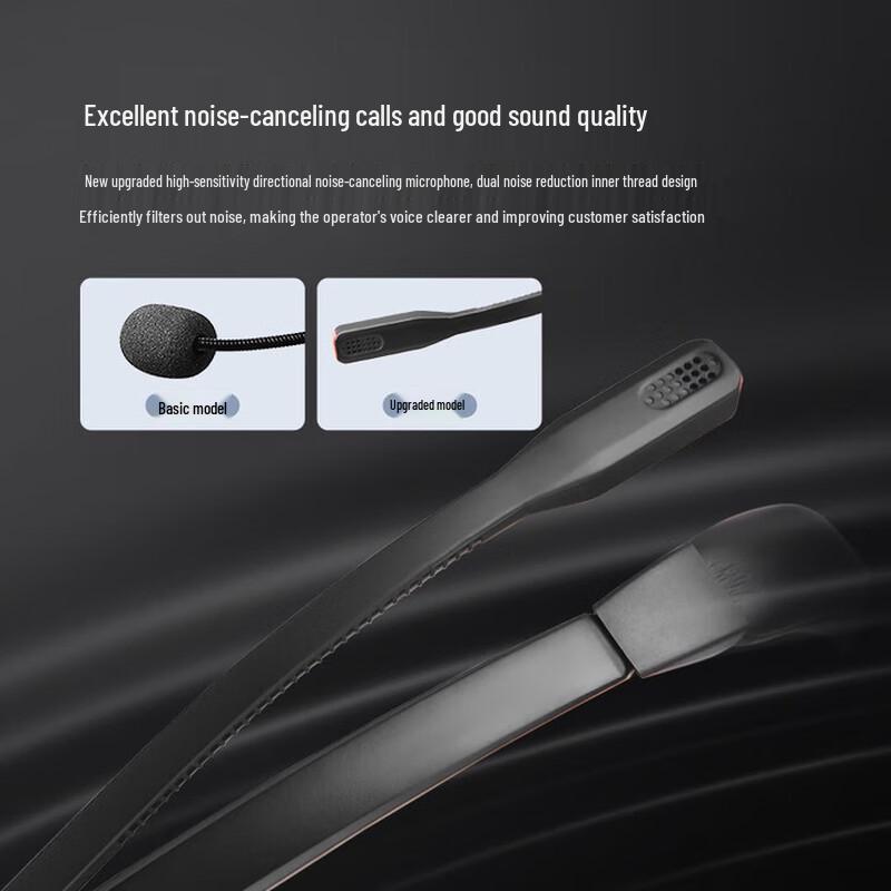 Yijiatong Y390D Dual-Ear USB Call Center Headset (CN Version)