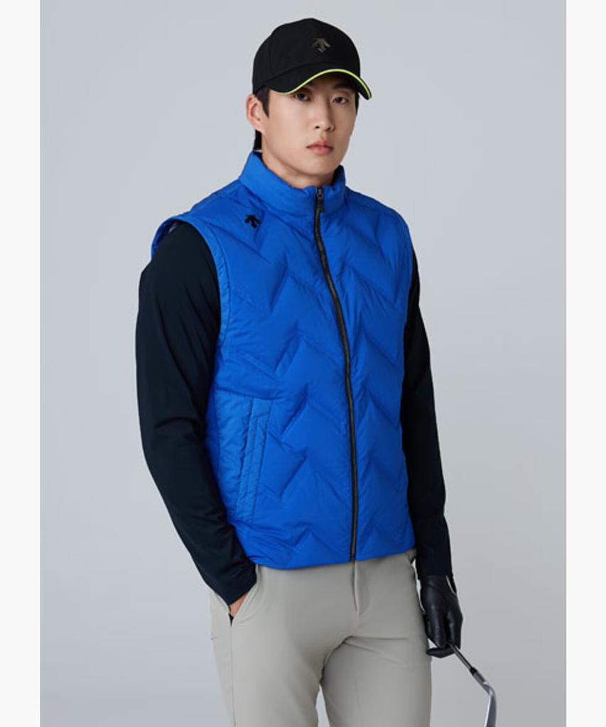 Descente Golf Men'S Swing Tube Down Vest (Dq31Mfdv91)