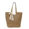 Large Capacity Bag Women's Summer New Casual Shoulder Woven Straw Bag Commuter Vacation Beach Bag