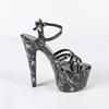 Nightclub Sex Women's Shoes Waterproof Table Roman Fish Mouth Lady Outer High Heel
