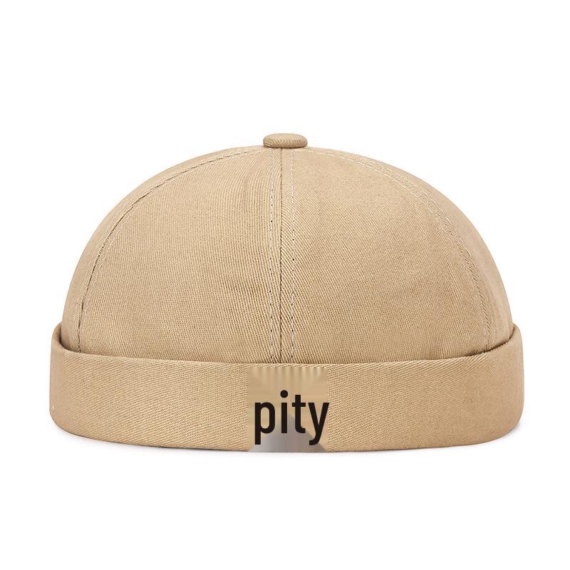 Brättlös melonkeps: Retro Broderad Unisex Street Fashion Hatt
