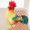 Hahn-Plüschtier, weiche Baumwolle, vollständig gefüllt, schöne Simulation, Geflügelpuppe, Plüschtiere, Begleiter, Sofakissen, Stofftier, Cartoon-Hühnerpuppe
