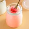 2026 New 100/150/200ml Glass Pudding Bottle Yogurt Cup with Lid Creative Jelly Bottle Oven Heat Resistant Food Pudding