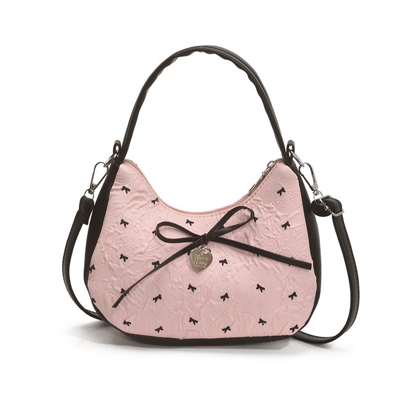 Bow Underarm Bag, Fashionable Handbag, Stylish Single-shoulder Crossbody Bag