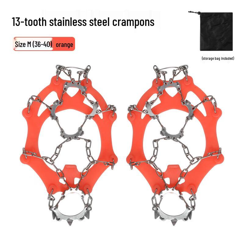 ML Outdoor 13-Tooth Stainless Steel Crampons