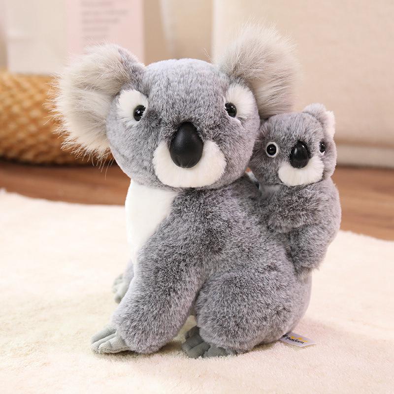 Adorable Mother-Child Koala & Little Panda Plush Toy Set - Perfect Gift for Boys and Girls