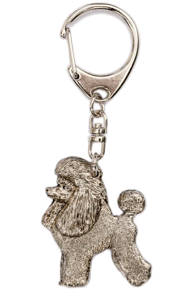 Poodle Made in England Art Dog Keychain Collection (puppy cut)