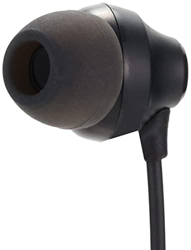 Elecom EHP-F12CABK Kabelgebundene In-Ear-Kopfhörer, 3,5-mm-3-Pin L-förmiger Stecker, 10,0-mm-Dynamiktreiber