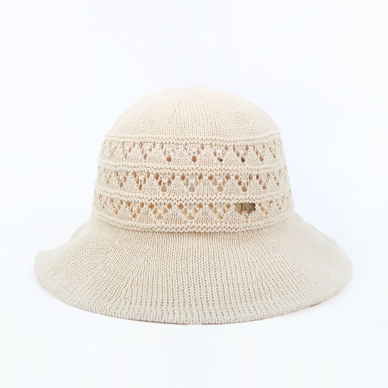 

CAPTEN Elle Punching Knit Trumpet Bucket Hat [EL13UKK011] MUSTARD