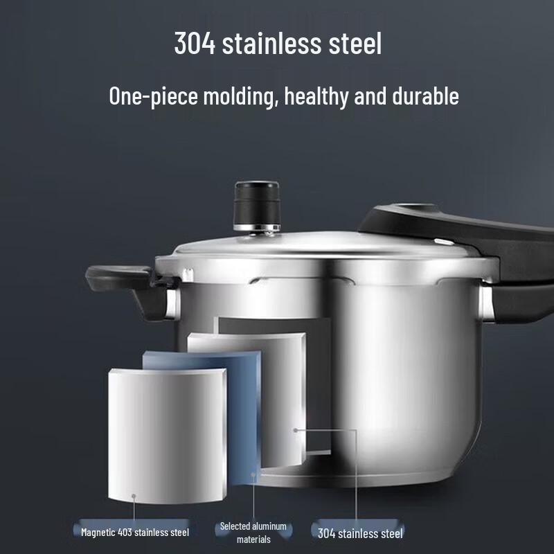 Supor Blue-Eye Stainless Steel Pressure Cooker