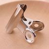 Silver Round Head Steel Office Clip - Stainless Steel Long Tail Bill Clip