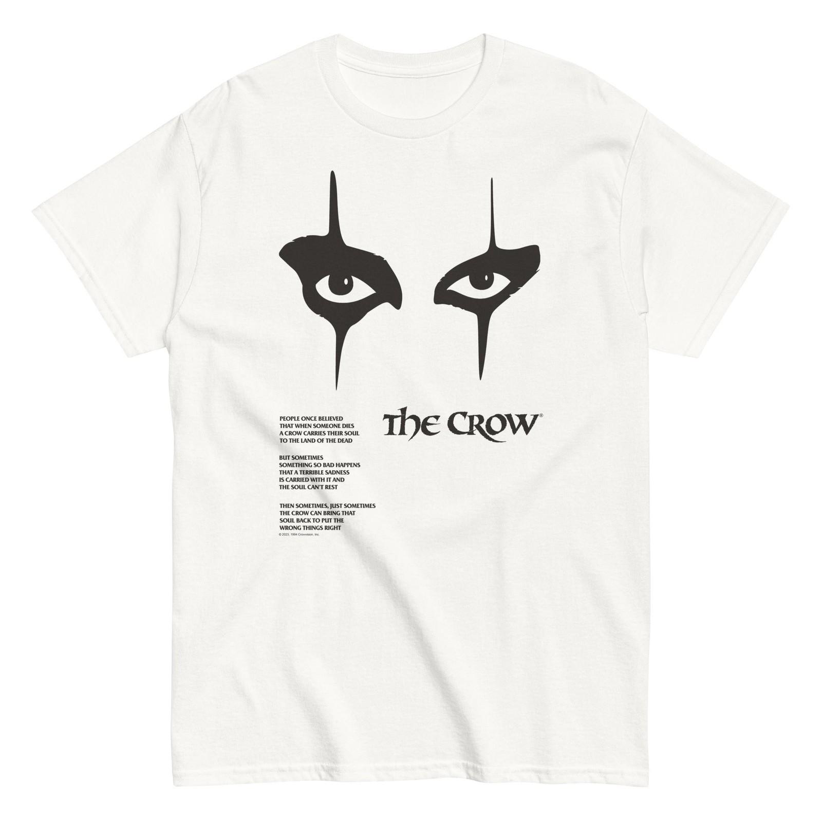 MerchMoment The Crow Thousand Yard Stare T-Shirt T-Shirt White New L