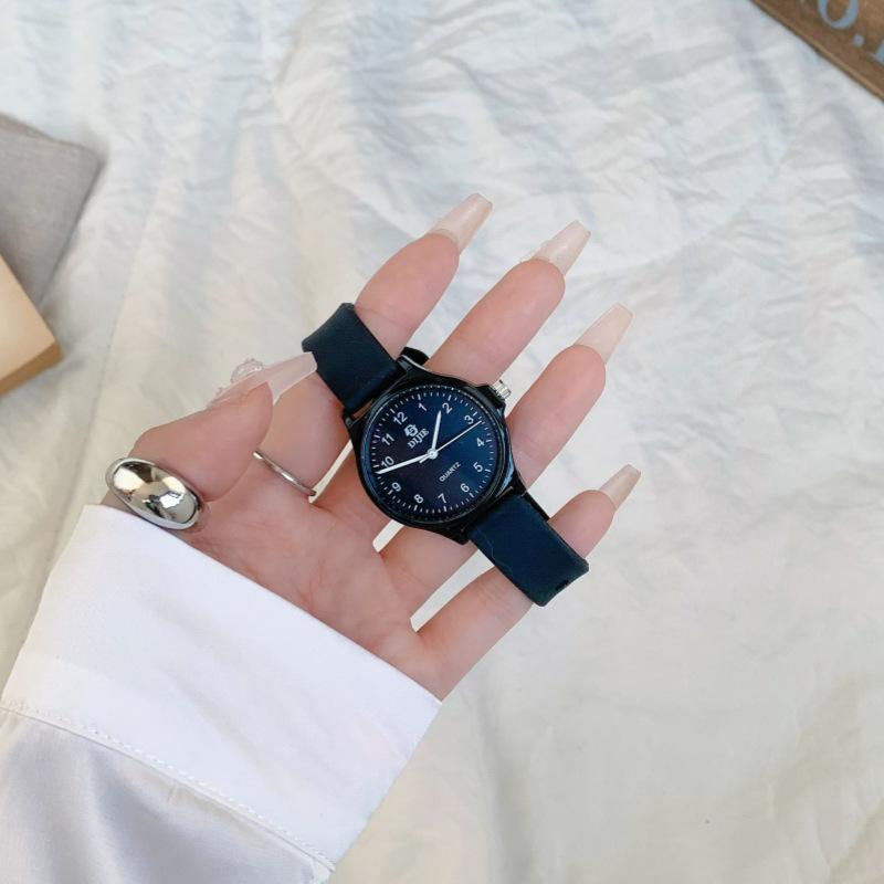 Special Watch For Exams Female High School Students Pointer Class To See The Time Youth Campus Face Control White Milk Tea Color