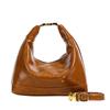 2025 winter new fashion simple solid color niche design retro underarm shoulder handbag dumpling bag