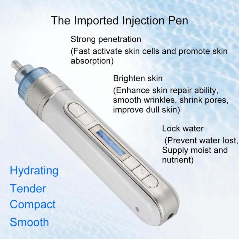 Pistolet de msothrapie professionnel Injecteur d'acide hyaluronique Stylo  pour liminer les rides et les pigments