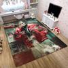 Christmas gift Halloween themed cola beverage Coca Cola carpet is suitable for living room and bedroom doormats office balcony decorative carpet V25