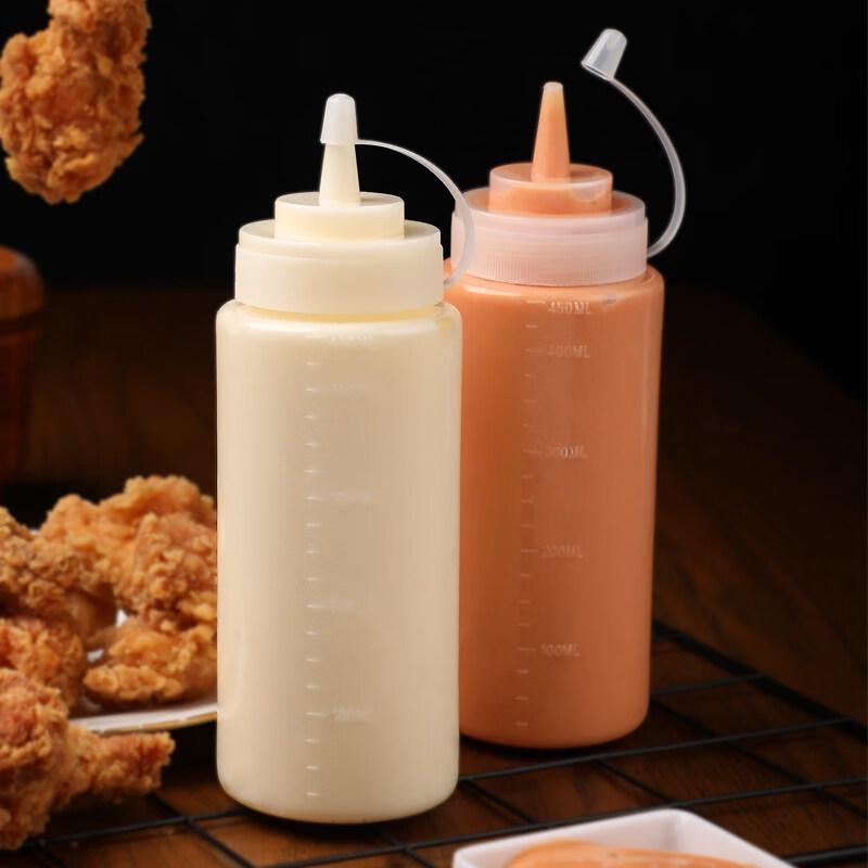 ZISIZ Plastic Squeeze Condiment Bottle