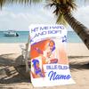 Customizable personalized beach towels Billie Eilish themed designs.Suitable for the beach, yoga, sports;ideal as beach accessories