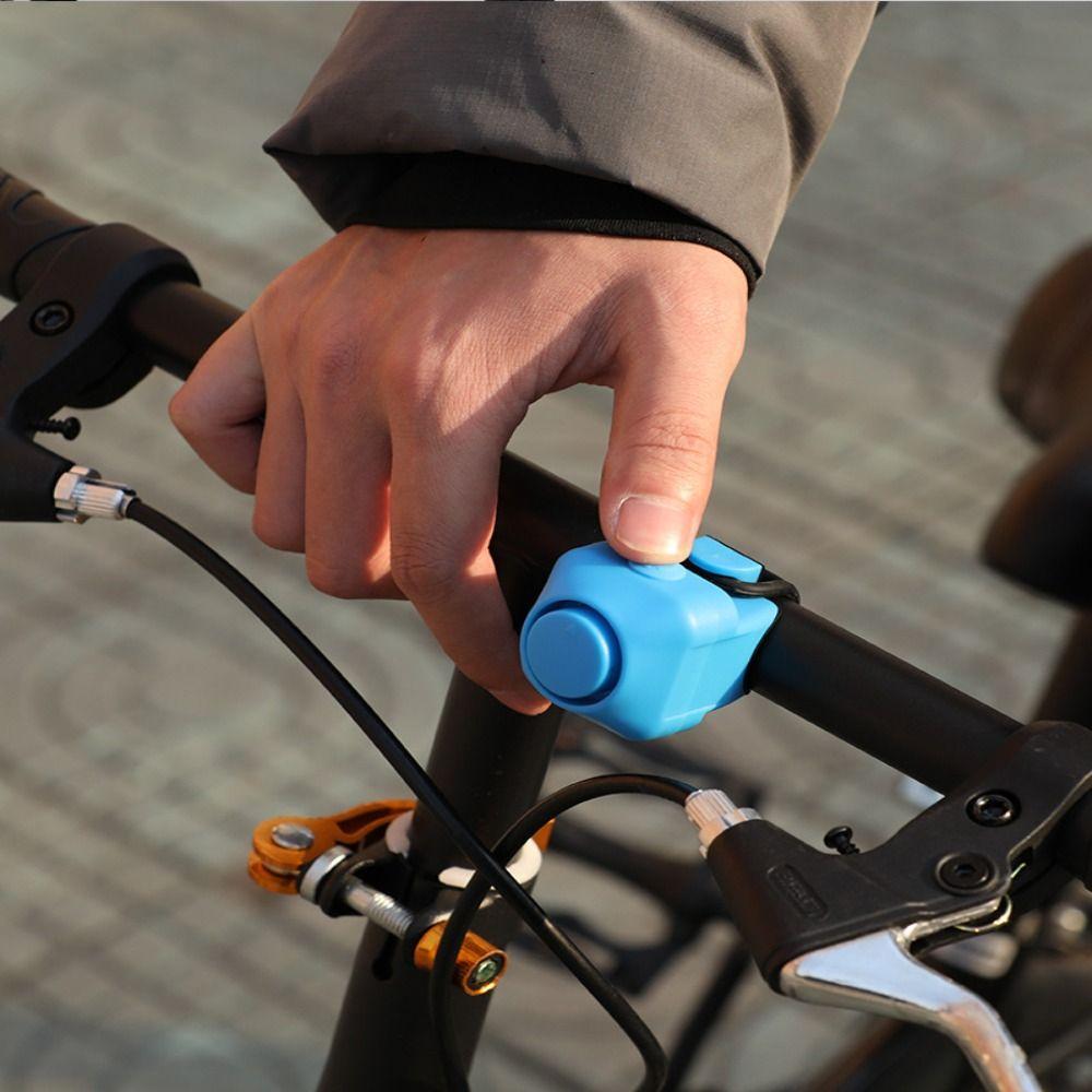 New Plastics Bicycle Electronic Horn Alarm Accessories Loud Warning Sound 130 db Bicycle Handlebar Alarm