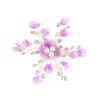 Ancient-Style Handmade Crystal Pearl Flower Hairpin for Hanfu