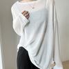 Ice Silk Sun Protection Clothing for Women In Summer Youthful Thin and Breathable Design Niche Thin Long Sleeved Top