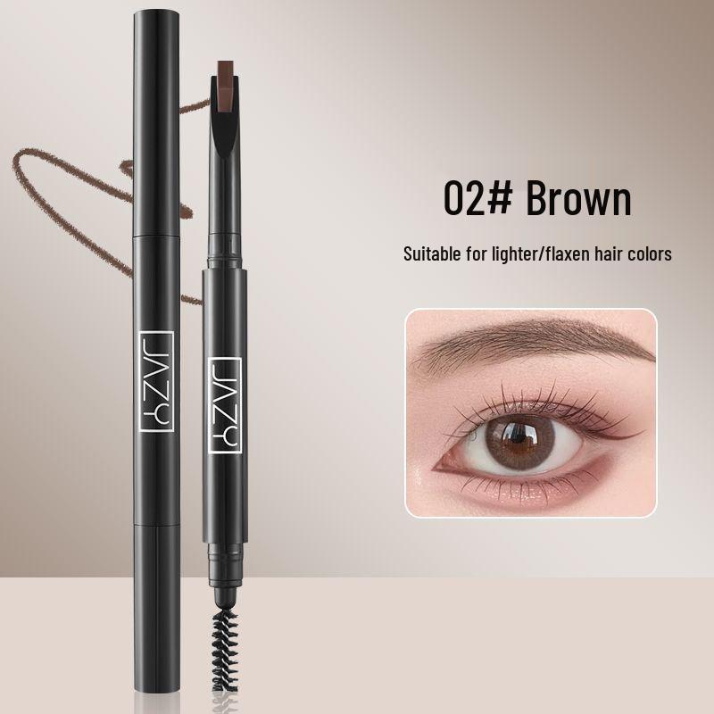 

Waterproof Sweatproof Double-Ended Eyebrow Pencil for 3D Natural Look - Root by Root Long-Lasting Definition 0.2g