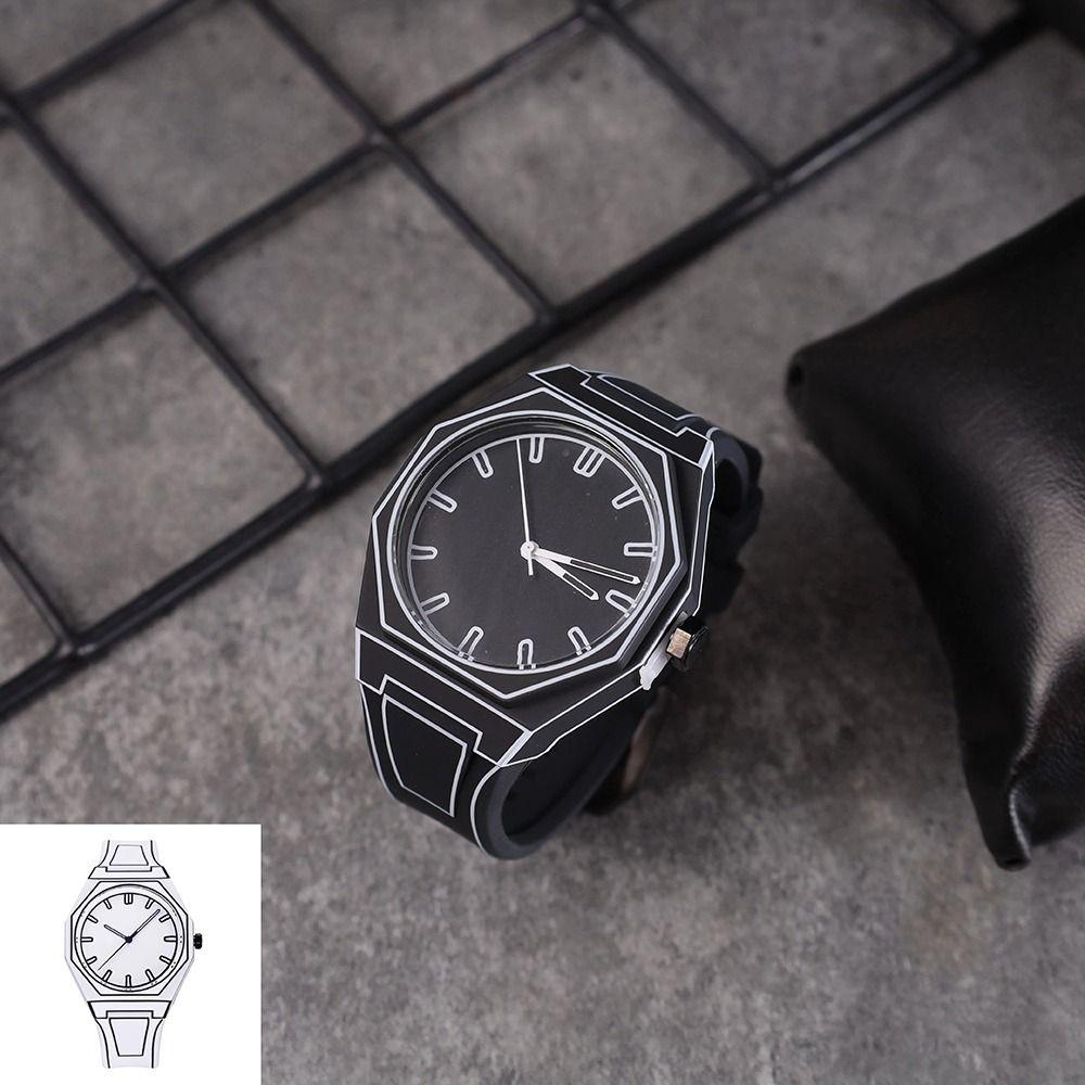 Niche Art Quartz Watch Modern Fashion Style Clock High Aesthetic Value Sketching Sports Watches