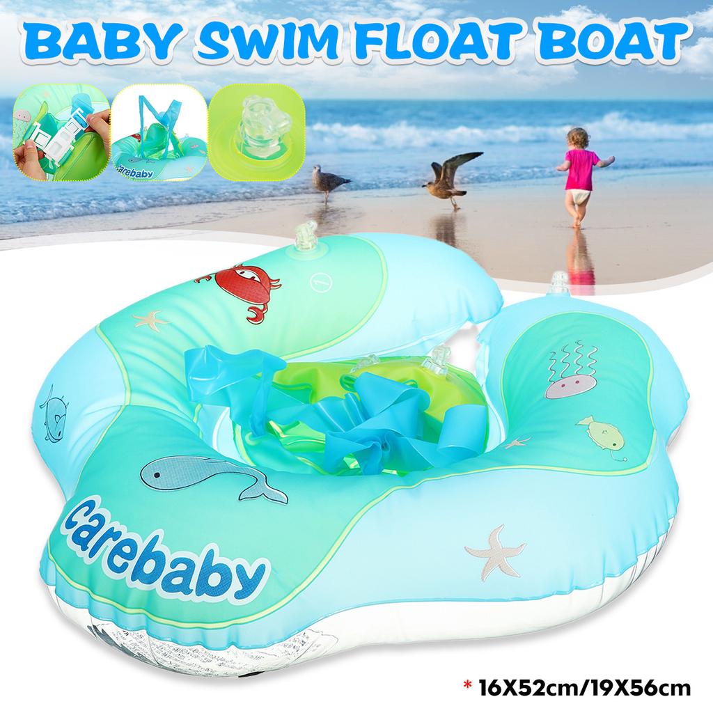 Inflatable Kids Baby Swimming Ring Float Boat Raft Water Pool Aid