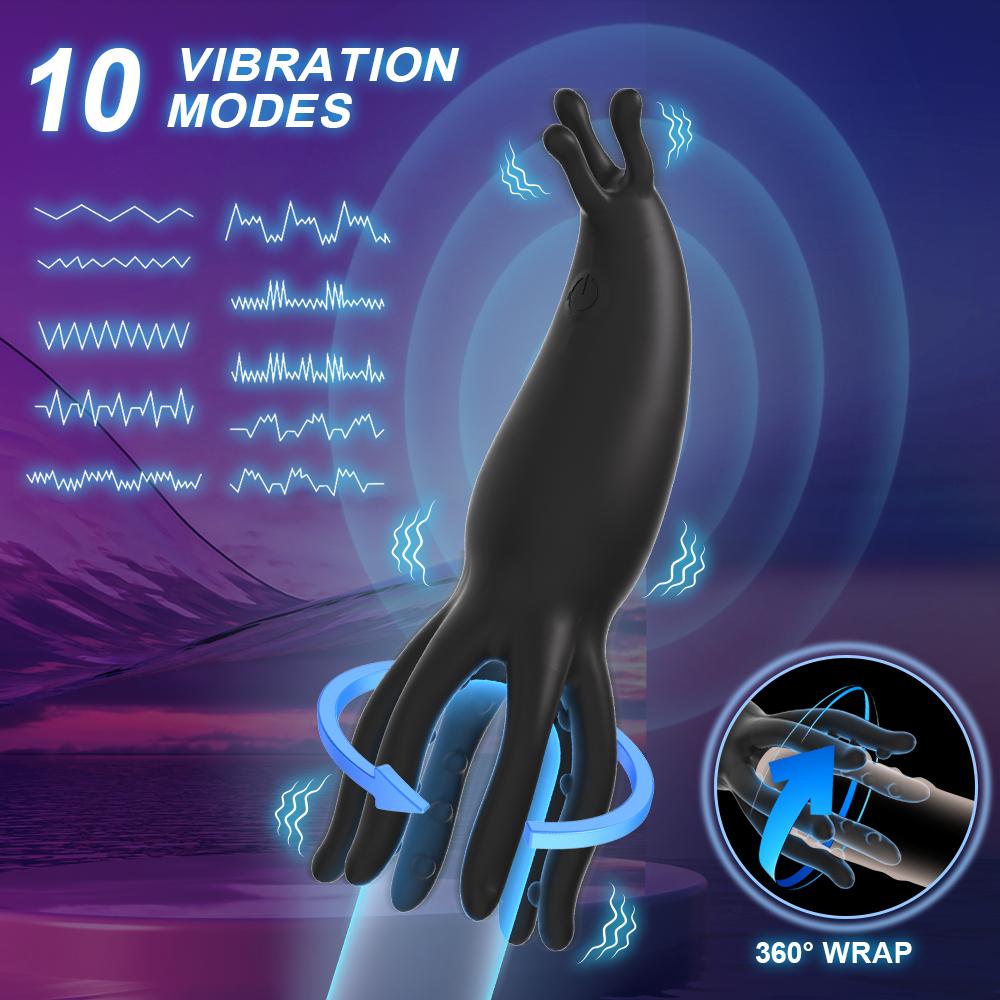 Eichel Stimulieren Trainer Vibrator Männer Penis Verzögerung Exerciser Dauerhafte Masturbation Massager Vibrierende Ausdauer Trainning Sex Spielzeug