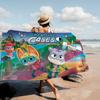 Serviette Creature Cases Microfibre Serviette de Plage Absorbante Séchage Rapide Douce Yoga Natation Station Balnéaire Alpinisme Serviette