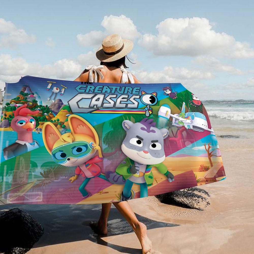 Shanika Chen The Creature Cases Towel Microfiber Beach Towel Absorbent Quick Dry Soft Yoga Swimming Resort Mountain Climbing Towel