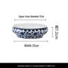 Blue and White Porcelain Fish Tank and Flower Pot for Home Decor