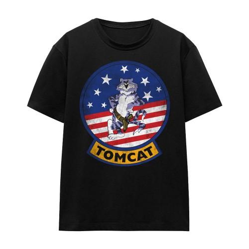 Top Gun Unisex Adult Tomcat Logo T-Shirt