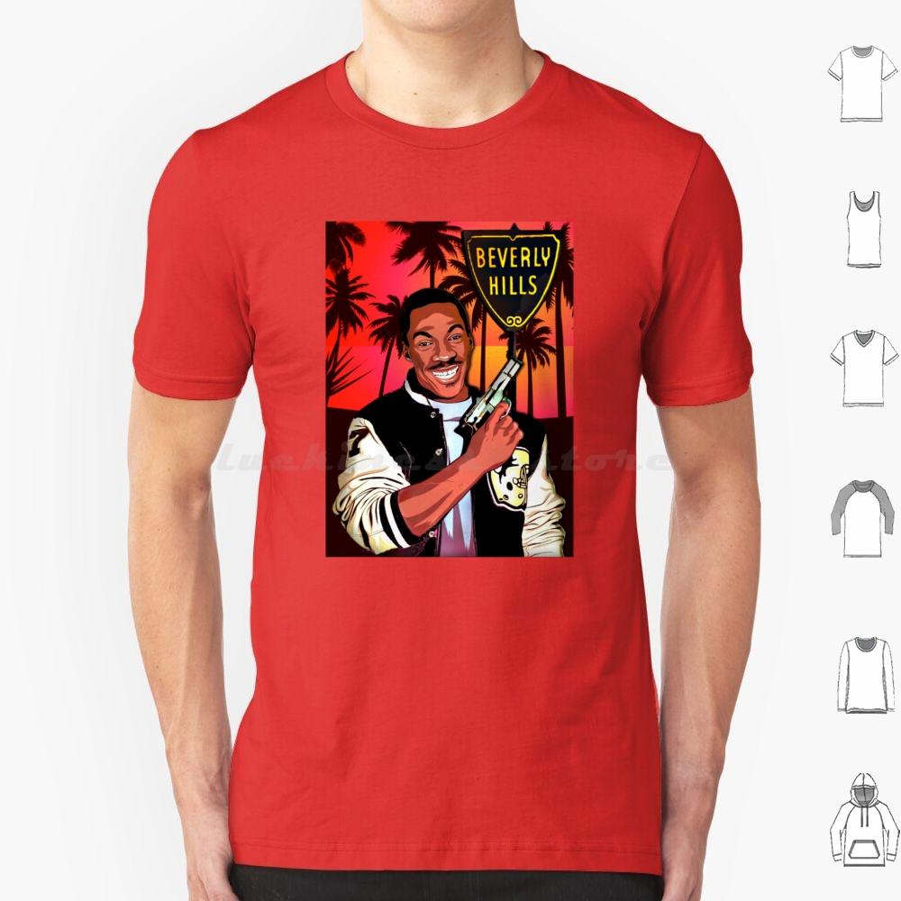Beverly Hills Cop T Shirt Cotton Men Women DIY Print Beverly Hills Cop Eddie Murphy Comedy 80s 90s Film Movies Coming To