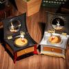 Music Box European Style Hand Cranked Jewelry Storage Classical Rotating Ballerina Music Box with Mirror for Girls