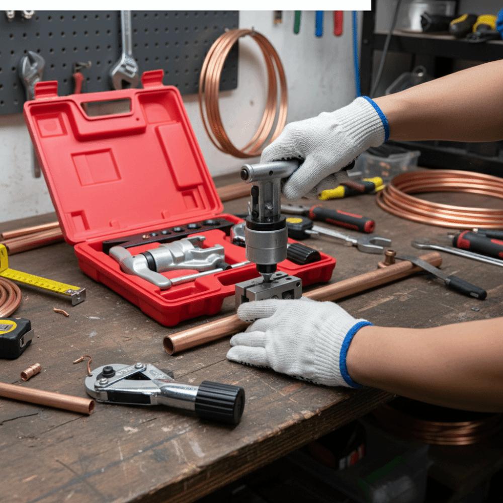 Einzelklemmplatte Kupferrohr Bördelwerkzeug Rohrspreizer Aufweitwerkzeug Kältetechnik Reparatur