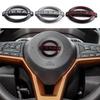 1 szt. Naklejka z emblematem na kierownicę samochodu ABS dla GTR Nismo Juke Murano Navara Qashqai Sentra Sylphy Teana X-Trail Livina