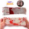 Halloween Cloth Blood Strip Horror Scene Decorative Props Quarantine Tape Gauze