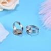 10pcs Stainless Steel Rings Bases Sturdy Stainless Steel Adjustable Rings Mounts For Crafting Unique Jewelry