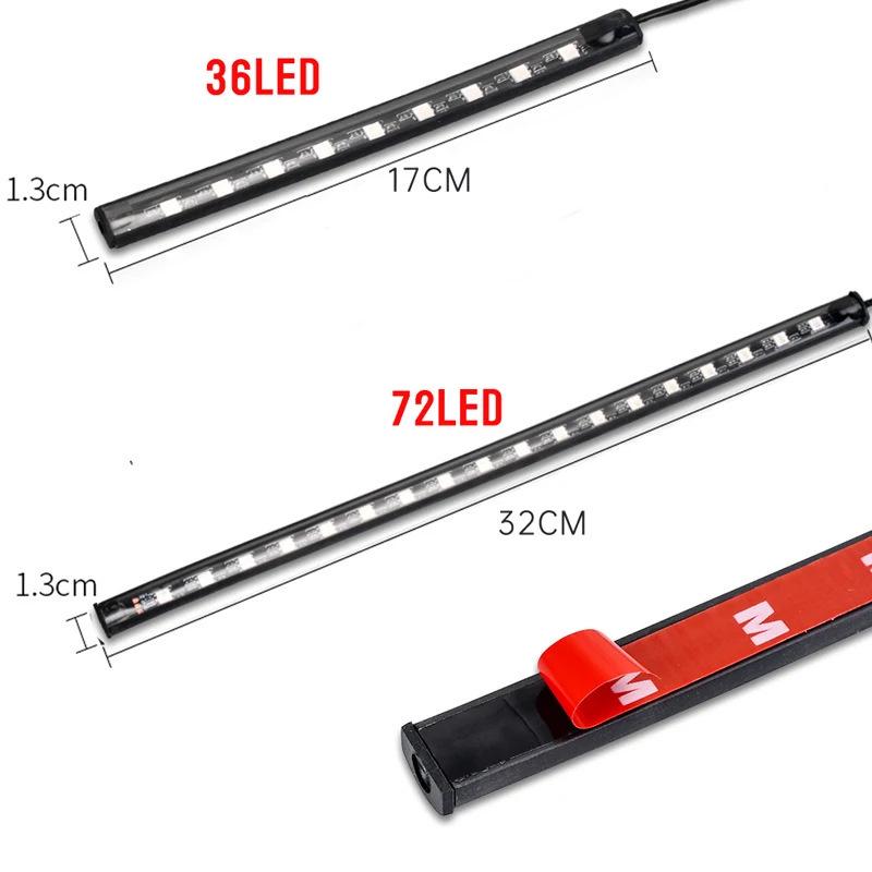 RGB Motorcycle LED Ambient Light Strip - App Controlled Decorative Atmosphere Lighting